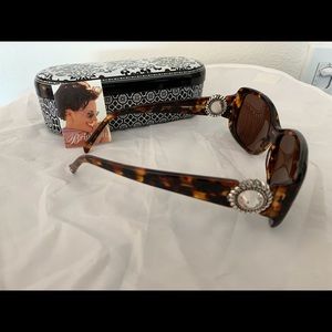 Brighton Sunglasses in Tortoise Brown Crystal Gems
